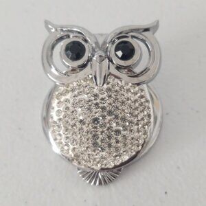 1pc. White Owl Shaped Start/Stop Push Button Cover/Car Bling/Car interior Access